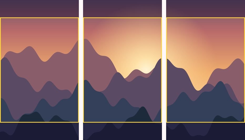 Three TikTok banner images with the profile area marked